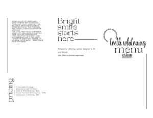 whitening menu page 1